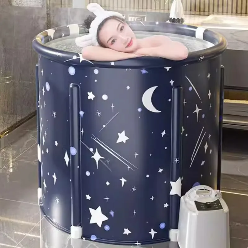 Foldable Baby Bathtub, Big Shower Design, Adults Slip Resistant Style, Women Foot Bath Baignoire Pliable Abulte Furniture