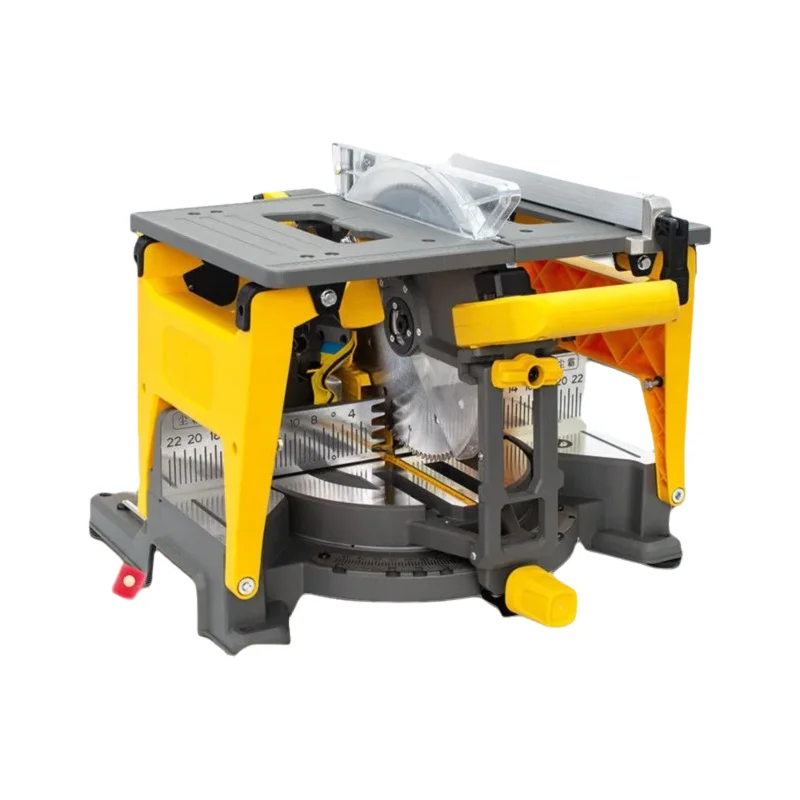 Piła ukośnica 255 mm, uniwersalna piła do drzwi drewnianych i listew przypodłogowych, bezpyłowa piła kompozytowa do obróbki drewna.