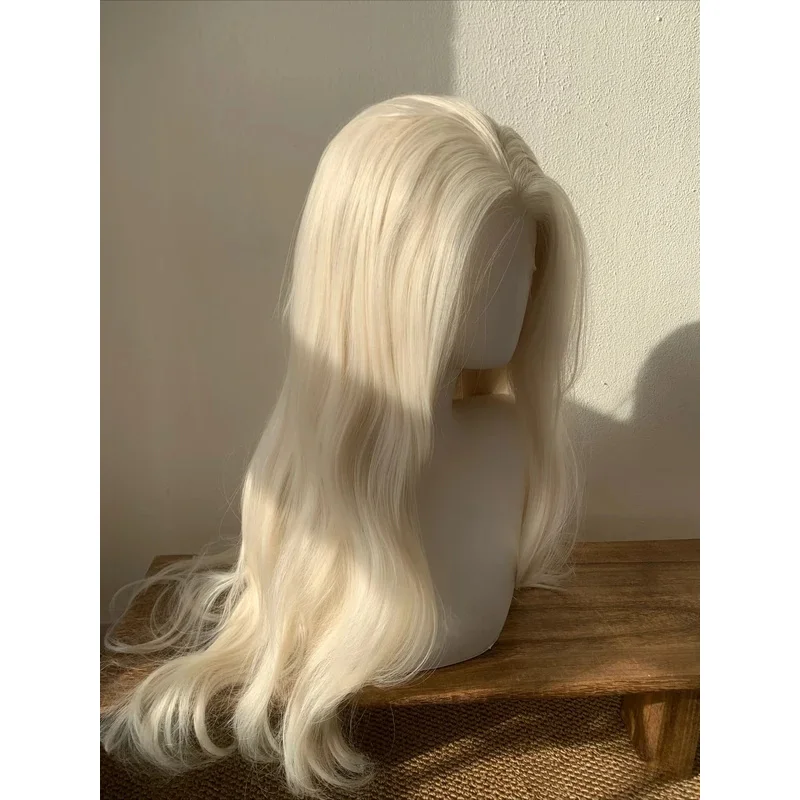 Peluca negra Ashely, pelucas de mujer de 24 pulgadas, pelo largo ondulado, peluca con malla frontal 13*4, pelucas de encaje sintético de aspecto natural rizado