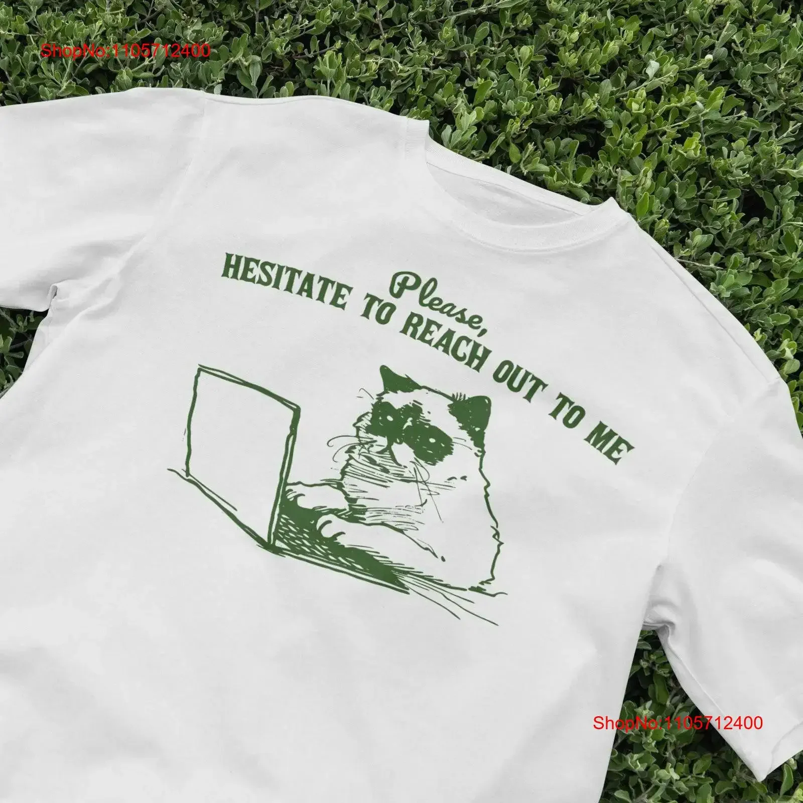 Funny Cat T Shirt Sarcastic Quote Introvert Humor Top Vintage Retro 90s Lover Kawaii Cute vintage Washed Stretched