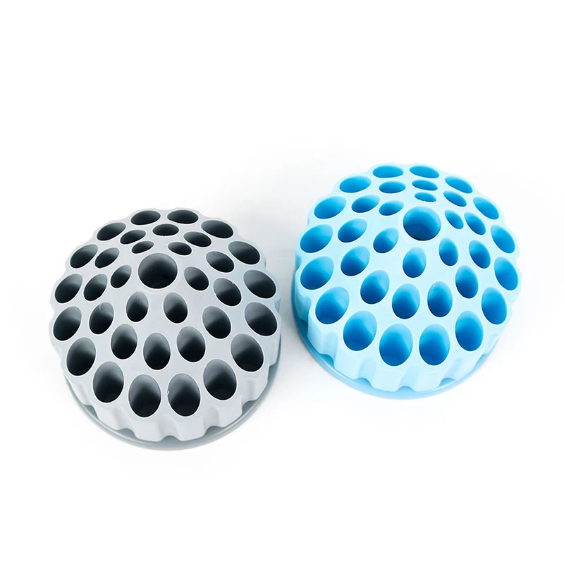 

Сине-серый контейнер для хранения стоматологических боров на 35 отверстий