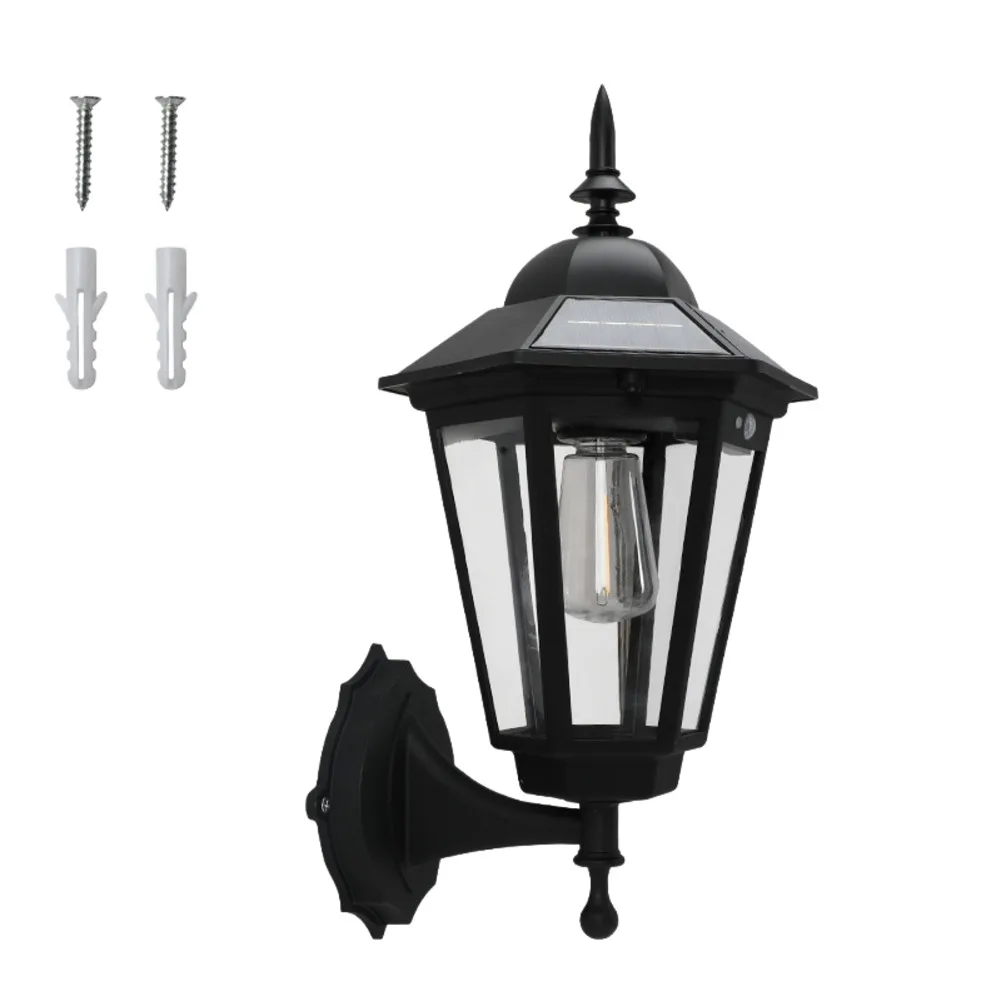 Wall Lamp for Exterior Balcony and Villa Metal Outdoor Lighting Fixture for Restaurant Aisle Providing Efficient Illumination