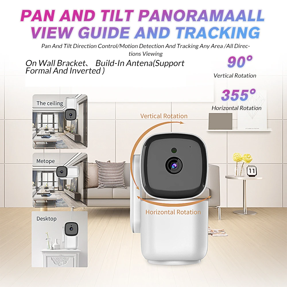 T200 1080P Indoor PTZ Security - đánh giá và giá Baby Monitor Split Screen