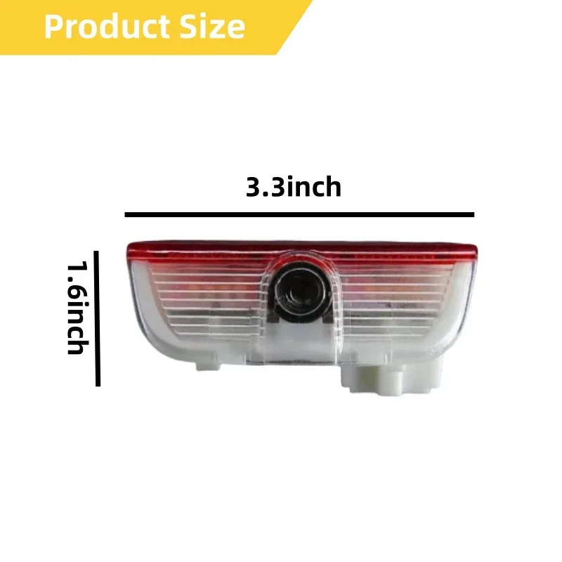 2Pcs Laser LED Ghost Shadow Light Logo Projector For Skoda Superb 2 MK2 Superb 3 2009-2018 Wireless Welcome Puddle Lamp - view 4
