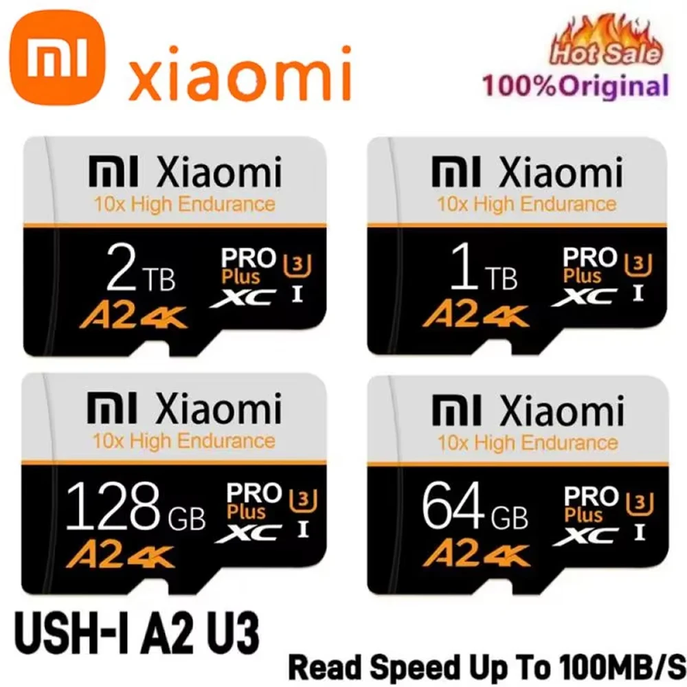 Xiaomi 64GB Memory Card 128GB Class 10 V30 TF Card 2TB 1TB Mini SD Card 512GB High Speed Micro TF SD Card For Nintendo Switch