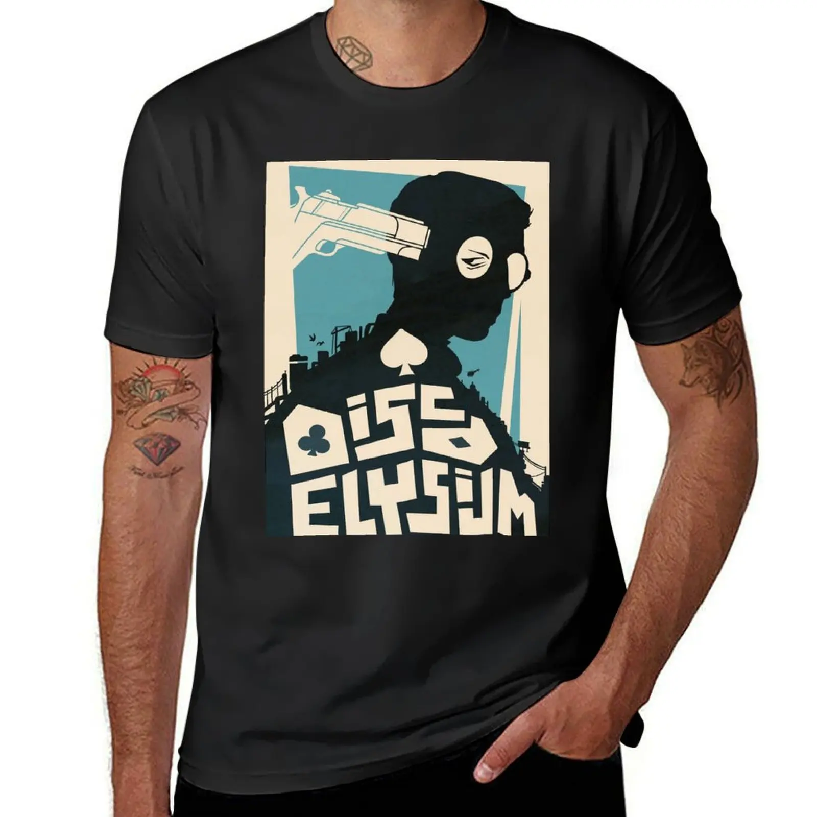 

Disco Elysium T-Shirt korean fashion customs design your own plus sizes heavyweights mens graphic t-shirts