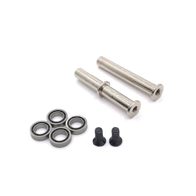 Coluna fixa de direção atualizada de metal, peças do carro RC, usado para WLtoys 1/14, 144010, 144001, 144002, 1/12, 124016, 124017, 124018, 124019