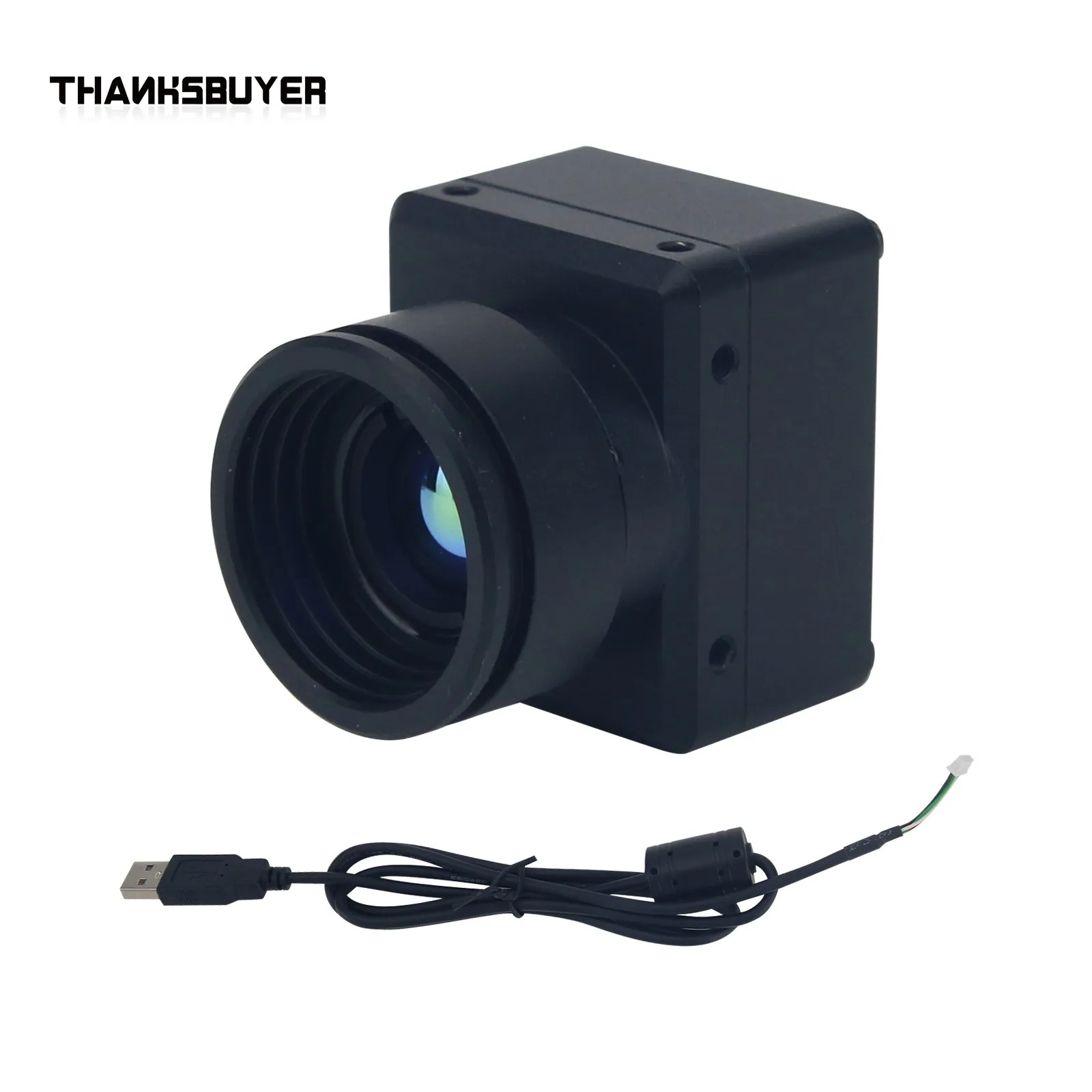 256USB-4MM/6.8MM/9.7MM Lens Thermal Imager for FPV Drones with USB MIPI Interface Support Temperature Display