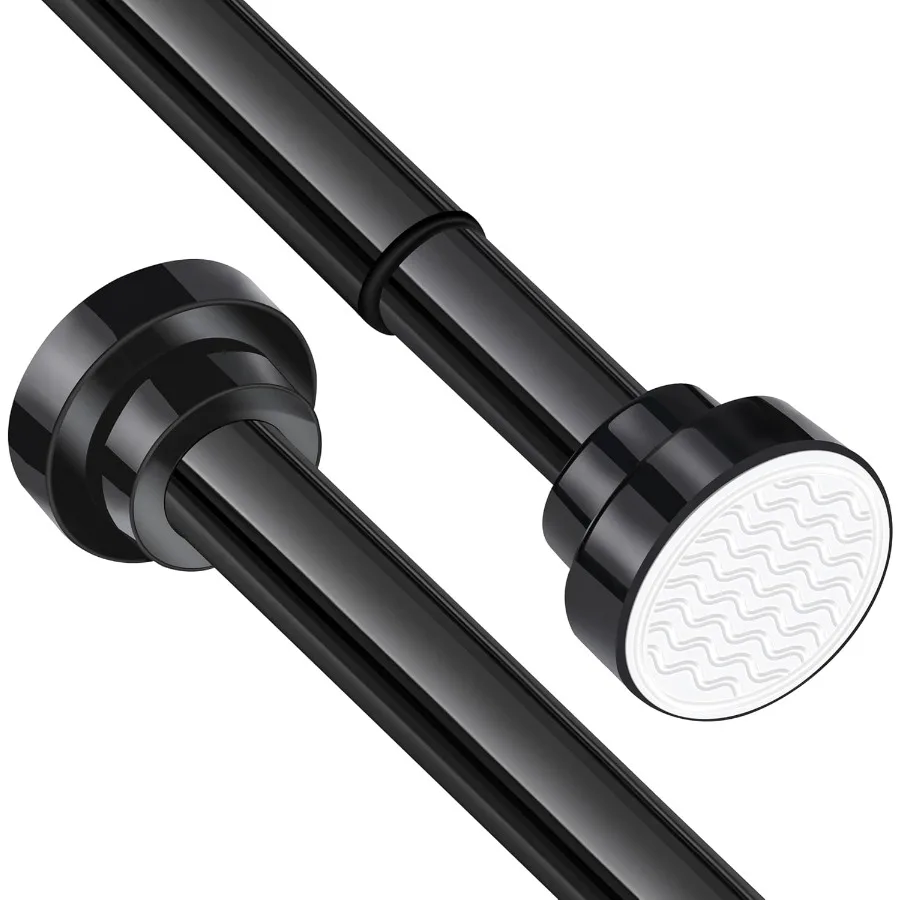 

Выдвижной карниз для душа из нержавеющей стали, натяжная сетка для штор из вуали, регулируемые телескопические стержни, выдвижные для кухни