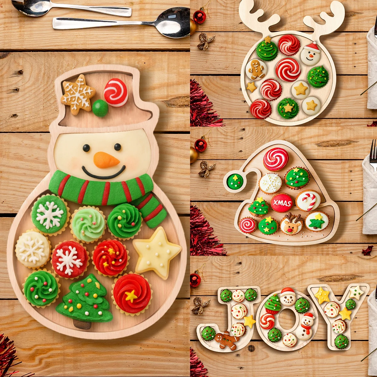 

Christmas Wooden Pallet Plate Merry Christmas Decorations For Home 2025 Navidad Noel Natal Xmas Gifts Happy New Year Gifts 2026