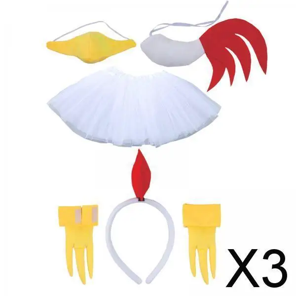 

Обруч для головы курицы на ферме, аксессуар для костюма, тканевая повязка на голову для детского праздничного макияжа