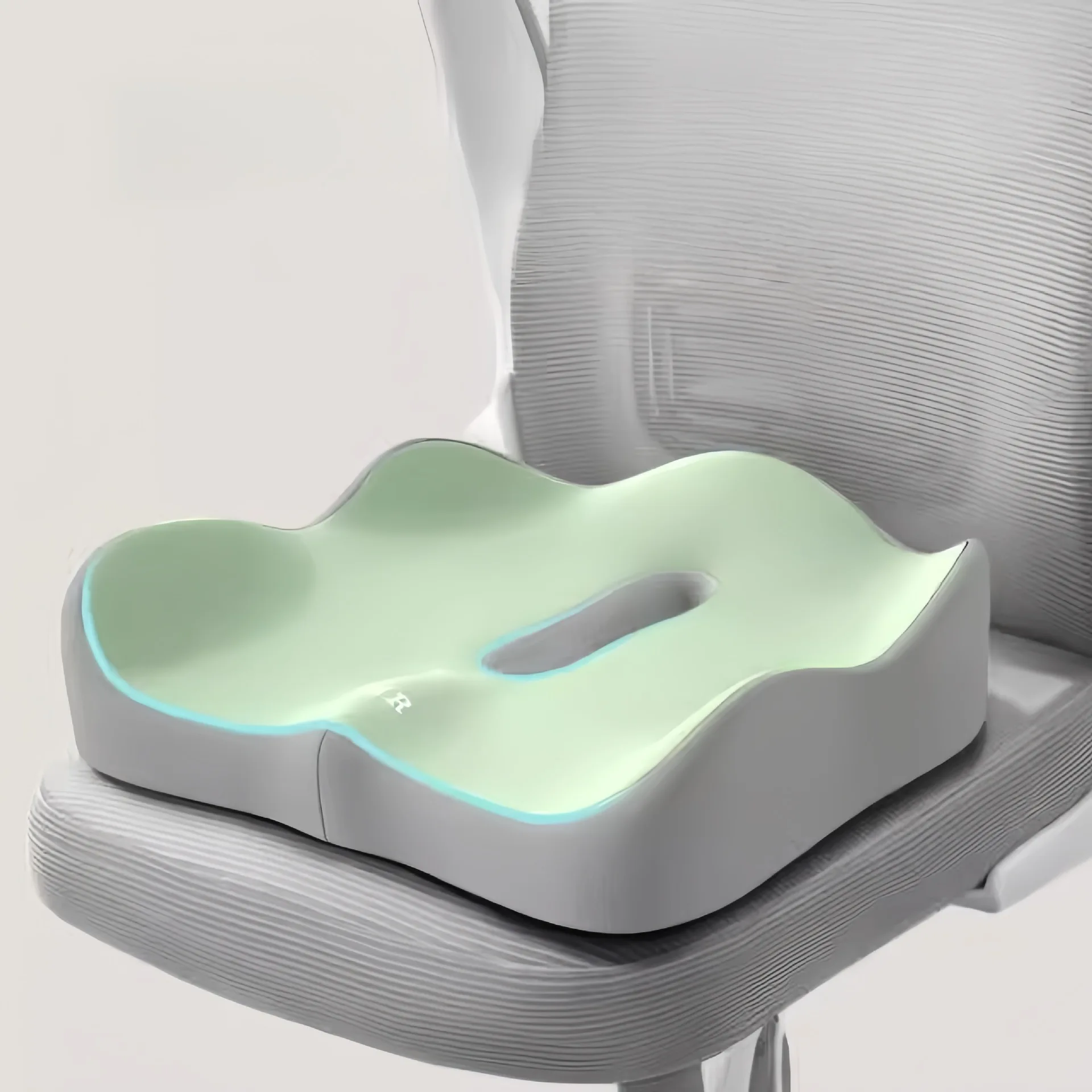 1pc Almofada de Suporte Lombar 3D para Carro, Espuma de Memória Ergonômica para Alívio da Dor na Parte Inferior das Costas, Também para Uso em Escritório e Cadeira de Rodas