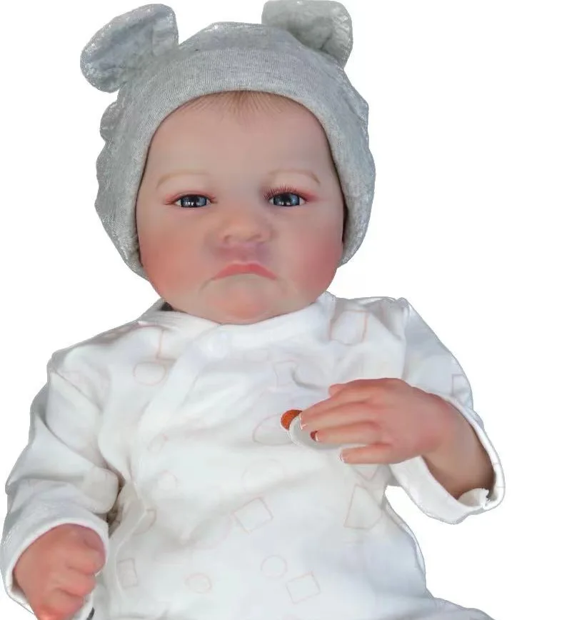 48cm già dipinto finito Levi Awake neonato taglia Reborn Baby Doll 3D Skin venature visibili realistico Real Baby