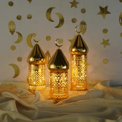 1PC Middle East retro lamp table LED lamp retro night lamp Islamic Muslim Ramadan decoration (without batteries)
