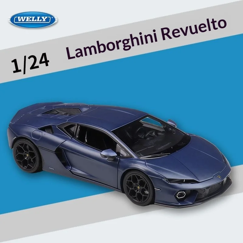 

WELLY 1:24 Lamborghini Temerario Alloy Die-cast Model Car, Detailed Supercar Replica for Collectors & Premium Gift