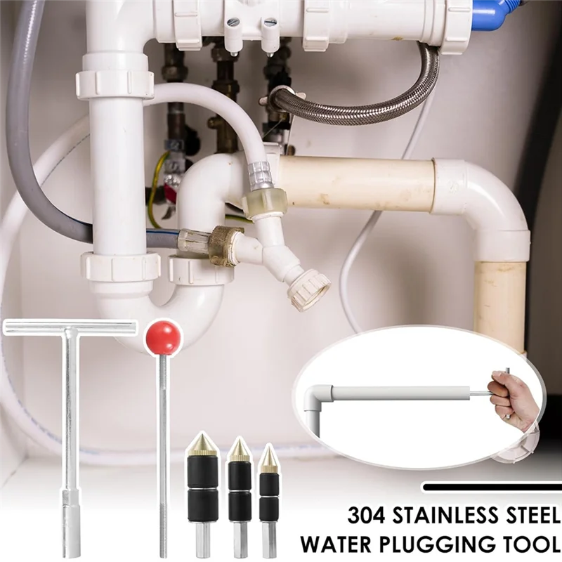 

-Набор пробок для воды для труб ABQX, иглы для остановки термоплавкой воды для быстрого ремонта водопроводной трубы, инструмент для ремонта сантехники