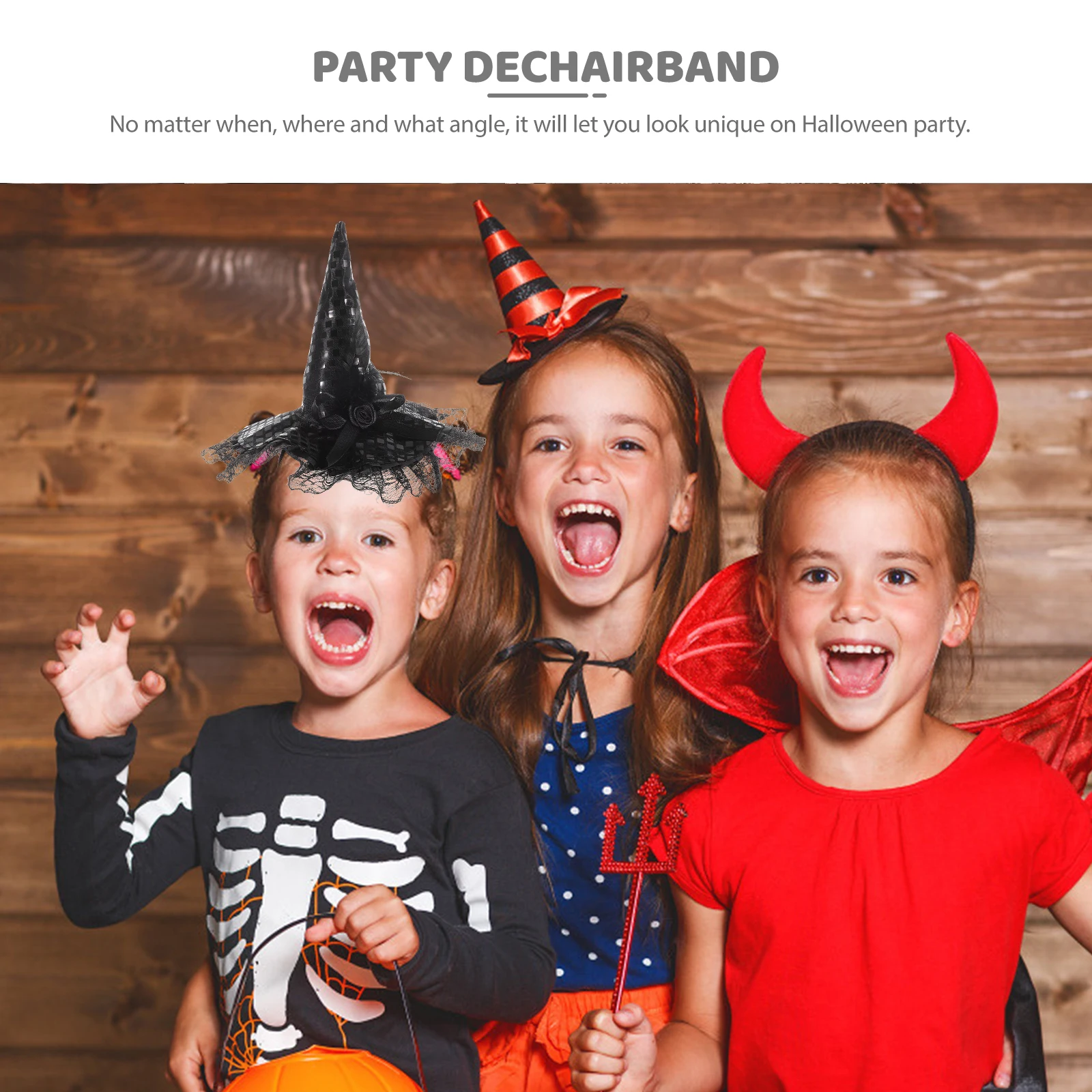 

Witch Hat Headband Costume Halloween Party Supplies Child Size Purple Children Headbands