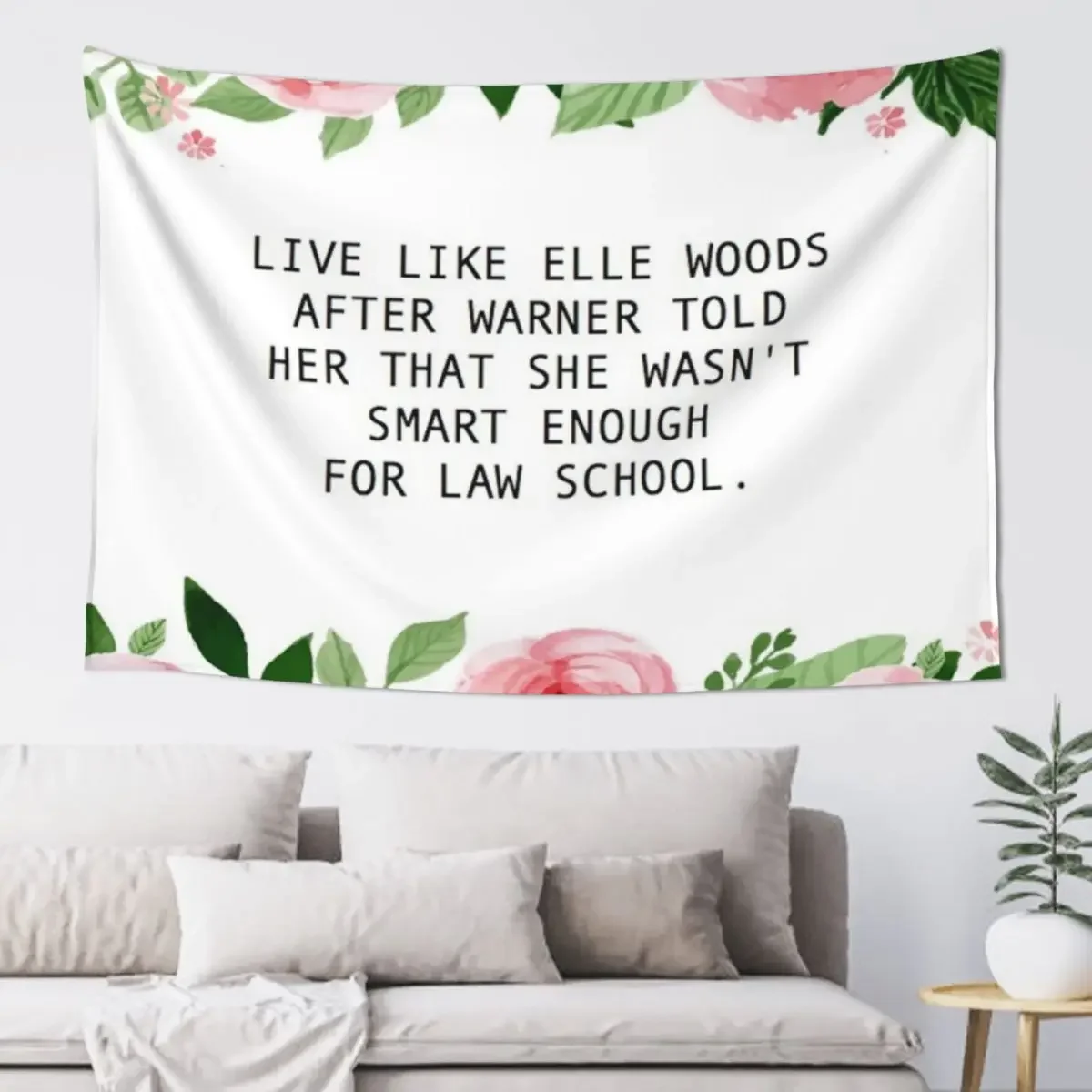 

Live Like Elle Woods Tapestry Carpet On The Wall Home Decorators Room Design Tapestry
