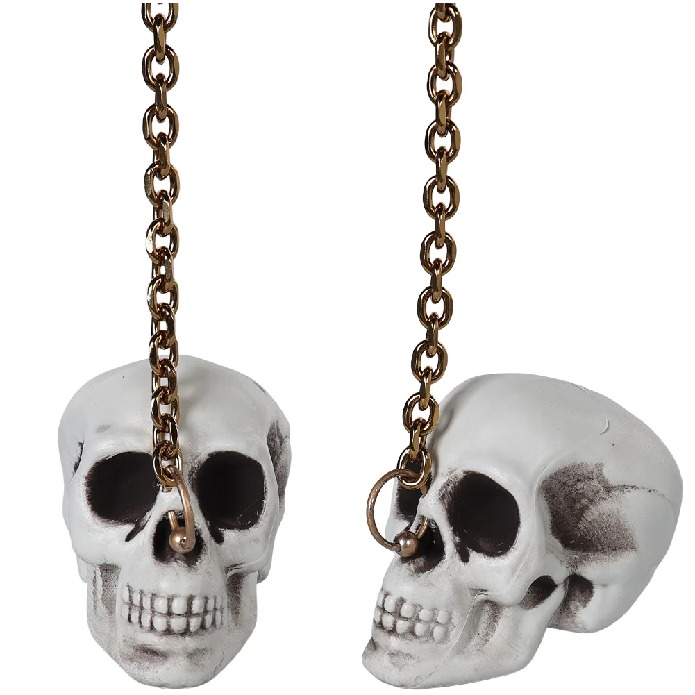 Bloodlines Skull Head เครื่องประดับคอสเพลย์ภาพยนตร์ Final Destination 6 เครื่องแต่งกายผู้ใหญ่ของขวัญ Key Chain ปาร์ตี้ฮาโลวีนชุด