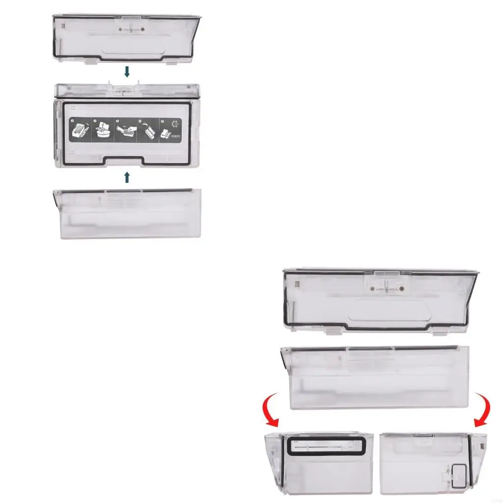   Garbage Bin for Home Sweeping Robot Vacuum Cleaner Dust Box Replace