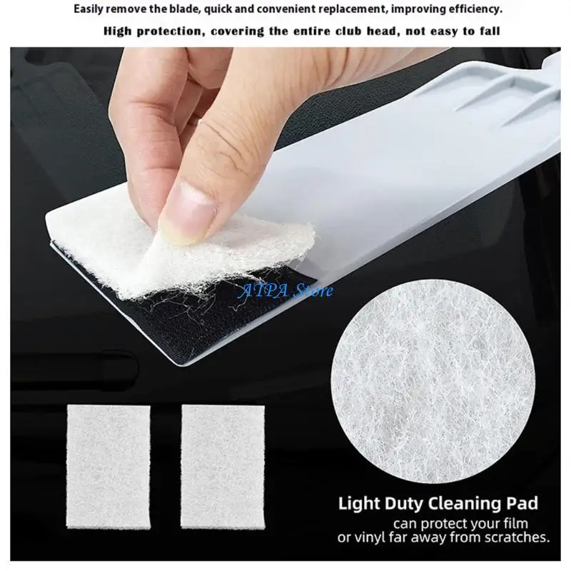 U13C Automotive Grade Plastic Scraping Tool For Tint Installation Scratch Resistant Care