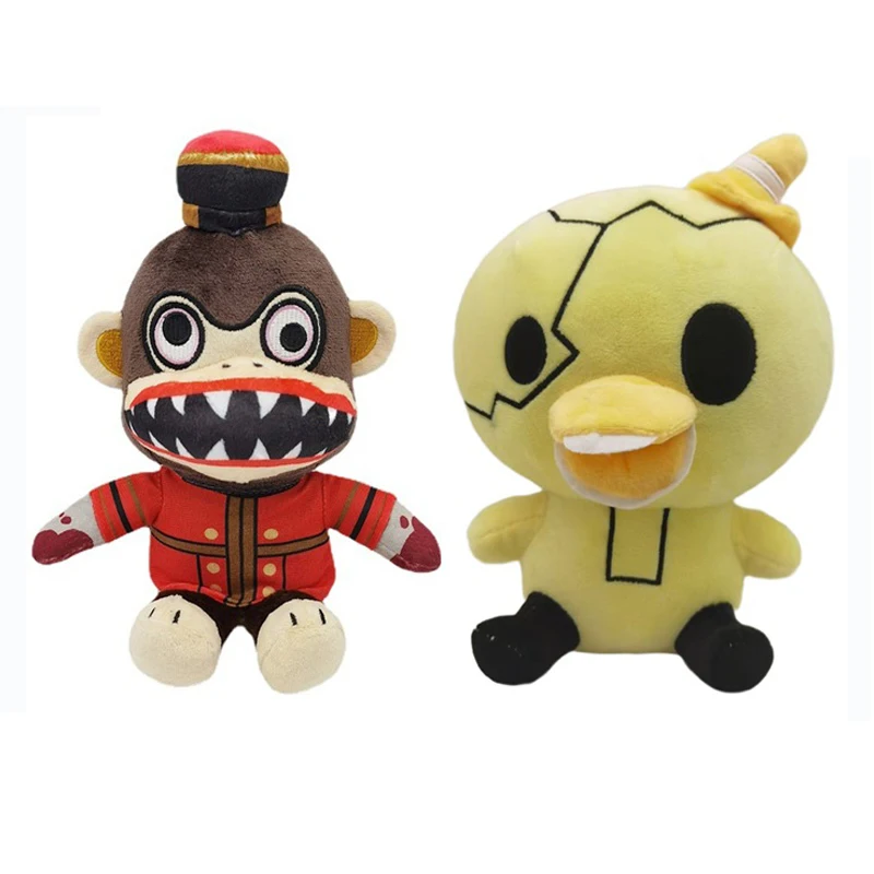 Kawaii Dread Ducky Plush Toys Dark Deception Monkey Plushie Doll Animal Peluche Anime Home Decoratation Christmas Birthday Gifts