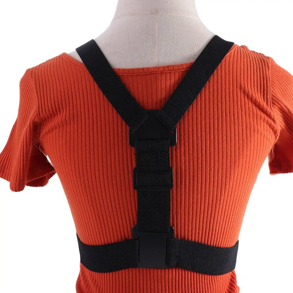 Adjustable Phone Chest Harness Holder Strong Stability Rotating Mobile Phone Chest Strap Mount Elastic Anti-slip