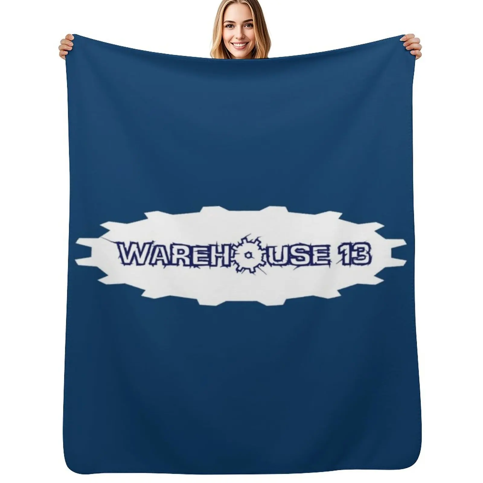 Warehouse 13 - Gear Logo Fitted Throw Blanket Custom Thins Travel Kid'S christmas gifts Weighted Blankets