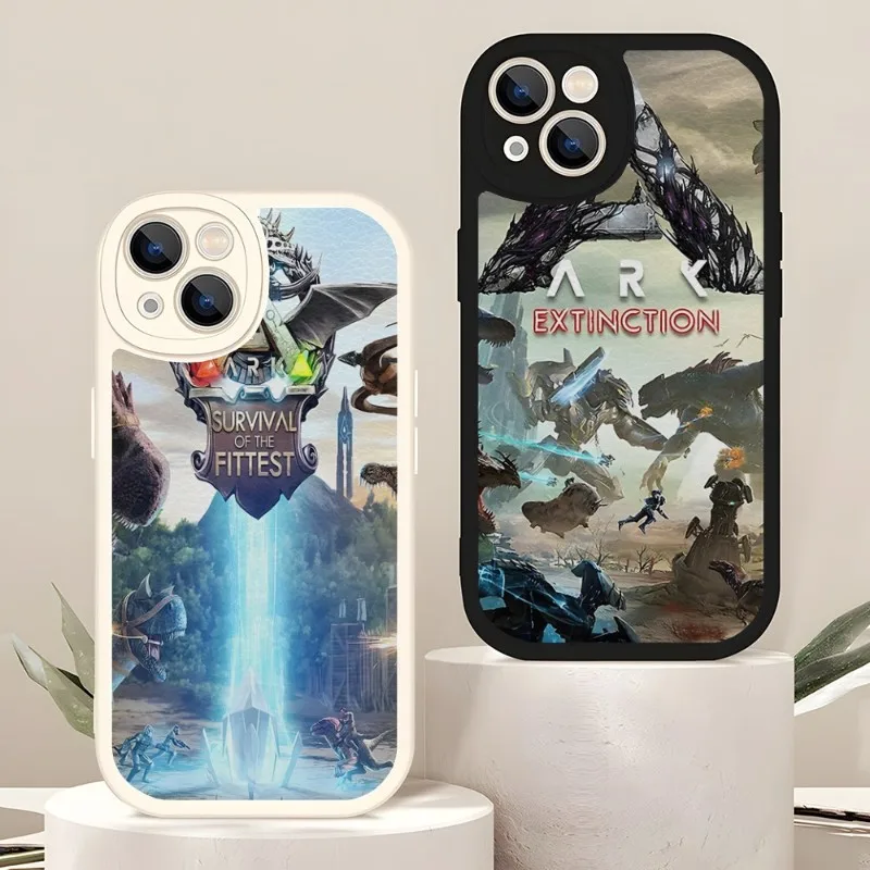 Game ARK Survival Evolved Phone Case Leather For Apple Iphone 14 Pro Max11 13 12 Mini X Xr Xs 7 8 Puls Se Silicone Back Cover