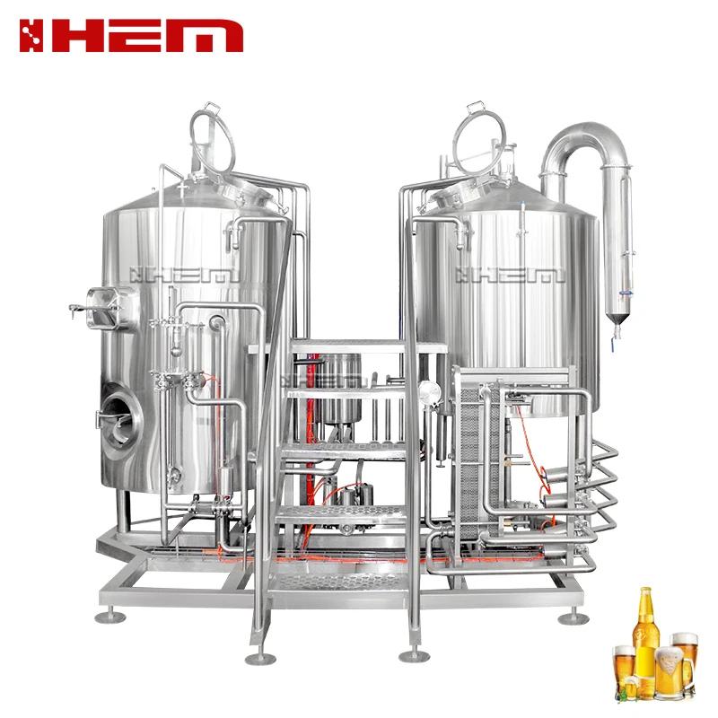 500L 1000L 2000L Beer Making Machine Craft Beer Brewery Industrial Turnkey Restaurant Home Beer Brewing Equipment System