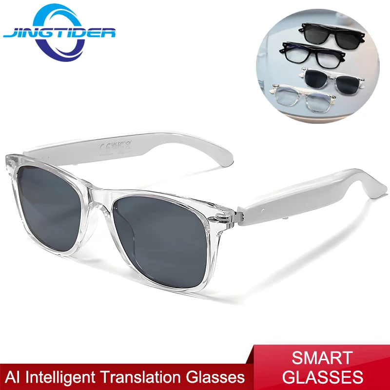 

Умные очки для перевода с искусственным интеллектом, AI видеочат F16, Bluetooth аудио очки, музыкальные модные очки для мужчин и женщин, стереонаушники