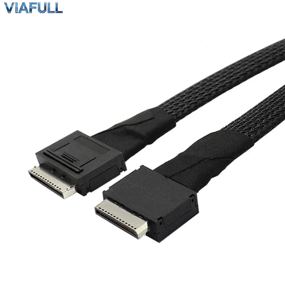 OCuLink Mini SAS 8611 8I Internal Cable, 0.5M 1M, PCIe Gen4/Gen5 Ready, for High Speed Data Transfer in Server/5G/Military