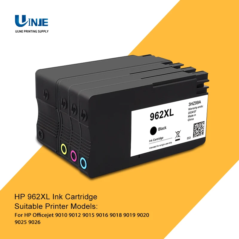 

HP 962 XL Ink Combo Pack For HP OfficeJet 9010 9012 9015 9018 9022 9023 9025 9026 9027 9028 9020 Printer HP 962XL Ink Cartridges