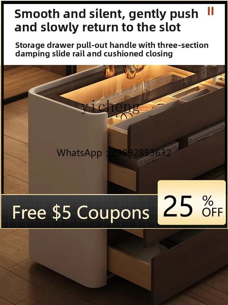 

zz six-chest cabinet light luxury bedroom jewelry cabinet cloakroom storage middle island cabinet