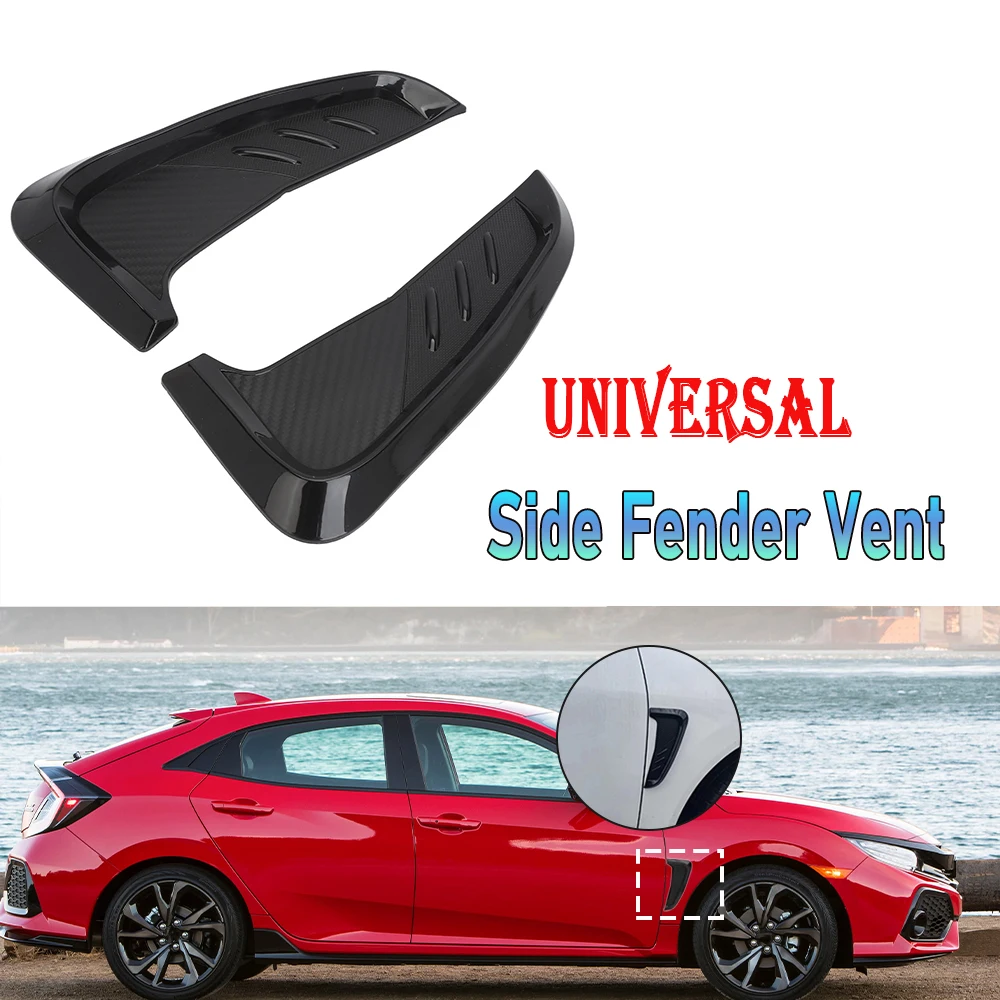 

Car Side Fender Vents Air Flow Intake Vent Cover Sticker Universal Car Side Body Exterior Decora Accessories