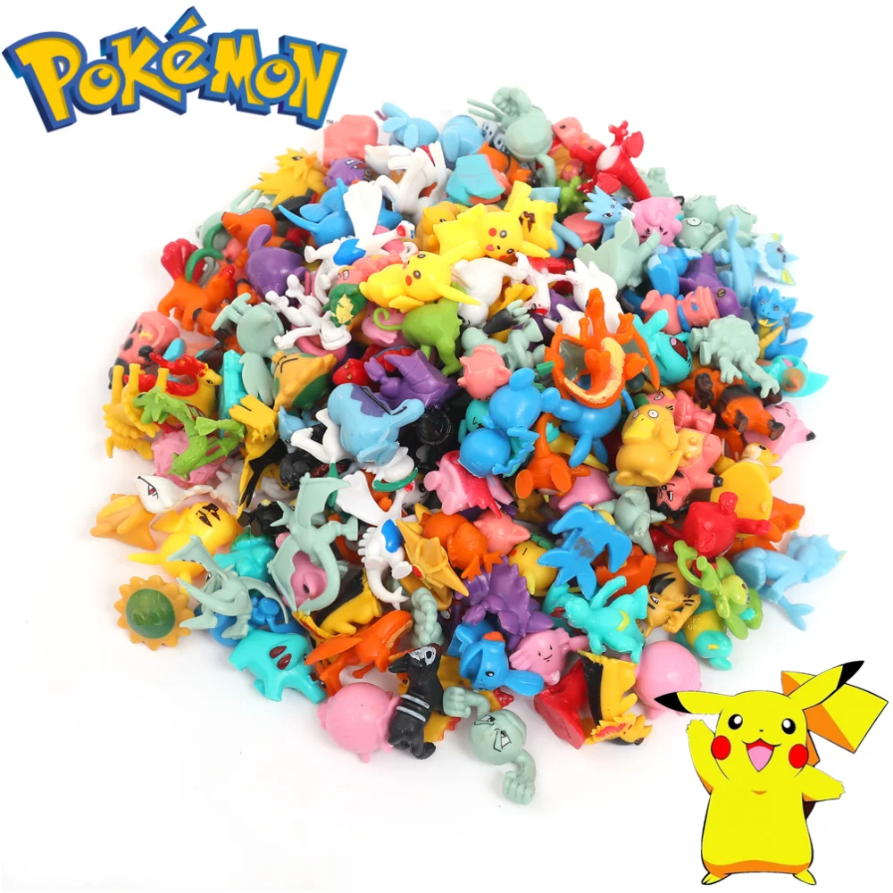 

24-144 стиль Покемон аниме фигурку Пикачу модель 2-3 см декоративная Коллекционная мини-модель куклы игрушка детские подарки на день рождения