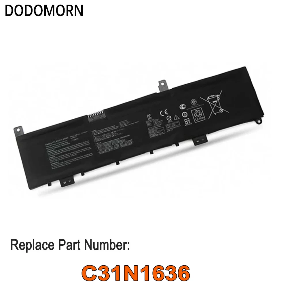 New C31N1636 Laptop Battery For ASUS VivoBook N580VN N580VD NX580V X580V X580VN X580GD N580GD X580VD N580VD NX580VD7300 Series