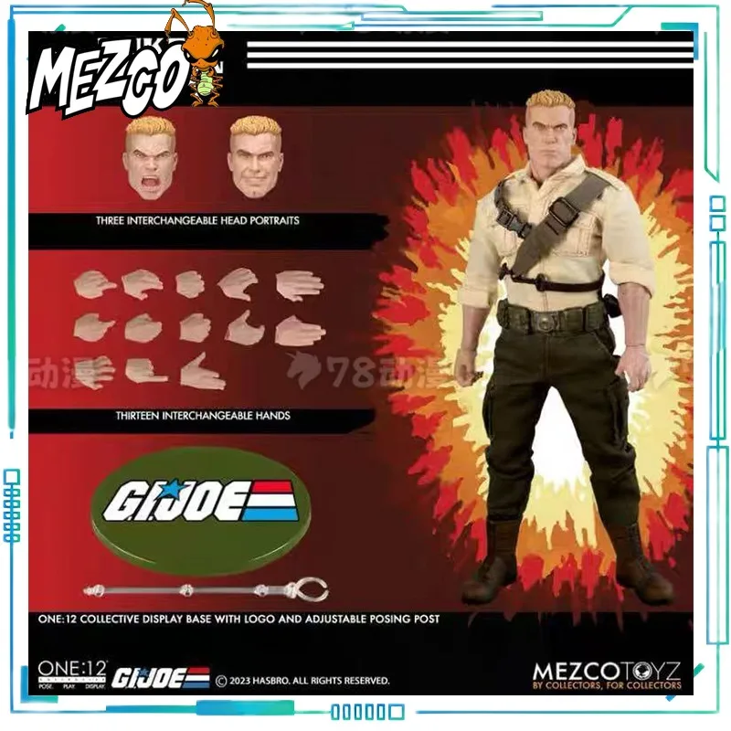 

Коллекционная фигурка Mezco Toyz Genuine 1/12 Collective Series Army Duke, готовая мобильная модель, изысканная коллекционная игрушка