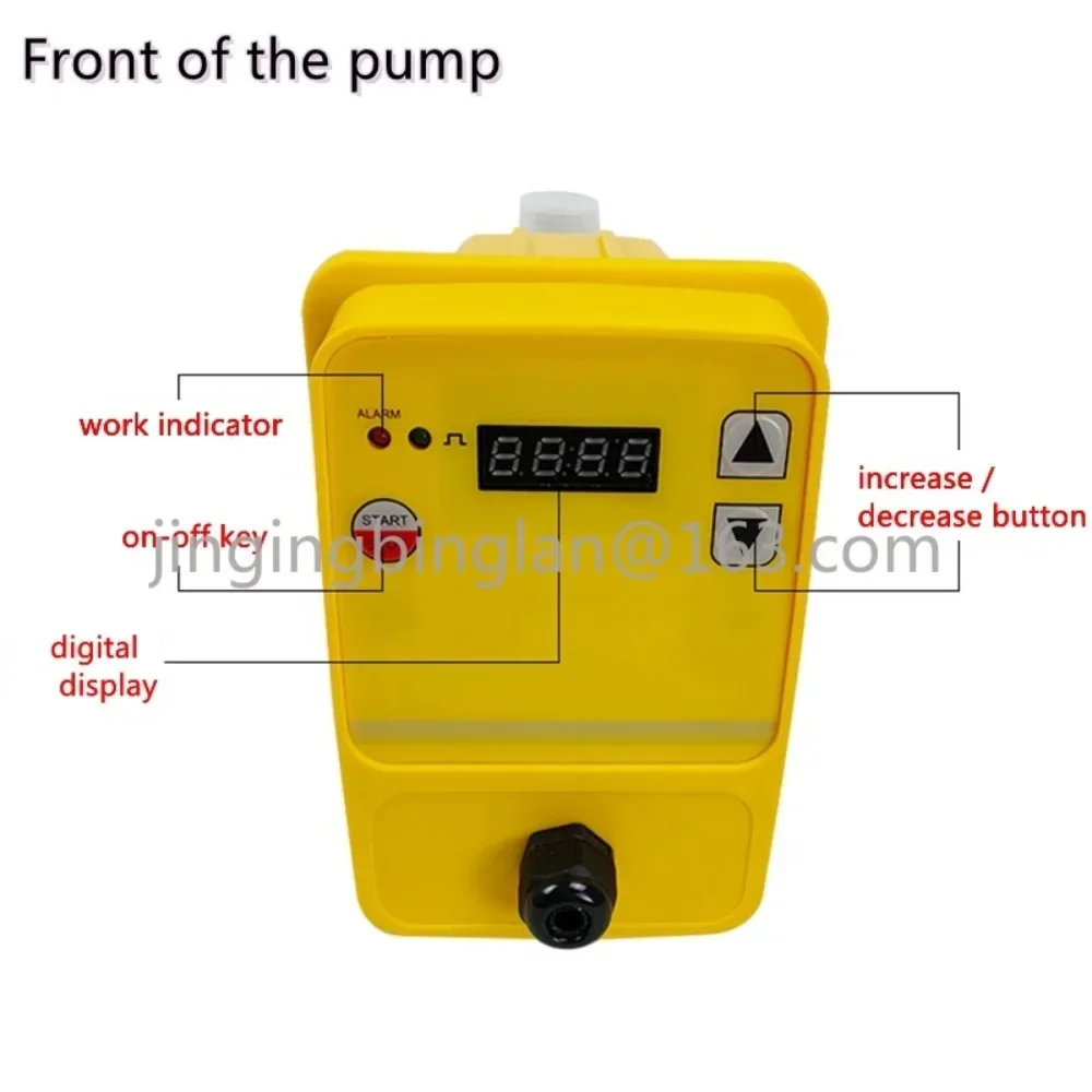 NEW Acid  Chlorine Chemical Dosing Pump Electronic Metering Pump for Swimming Pool Automatic Electromagnetic  Dosing Equipment