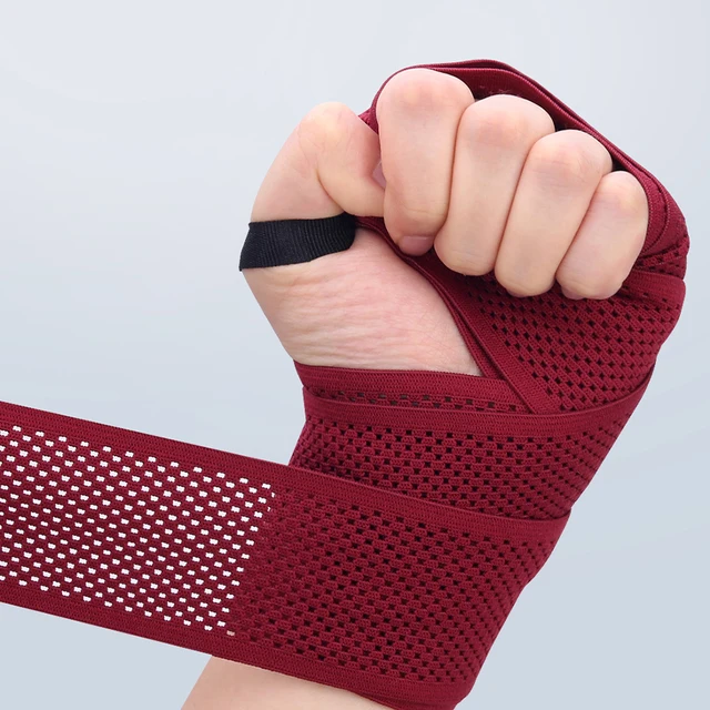 2 rolki 3M siatkowy bandaż bokserski pasek sportowy Sanda KickBoxing MMA rękawice na rękę pas opaski na nadgarstki rękawice treningowe Muay Thai
