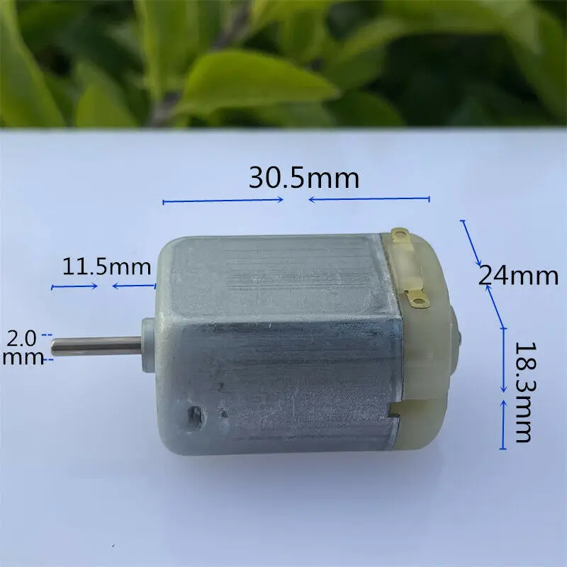 Micro FC-280SA Motor DC 3V 5V 6V 7.4V 27200RPM High Speed Strong Magnetic RC Motor with 2.2mm holes for DIY Toy Car