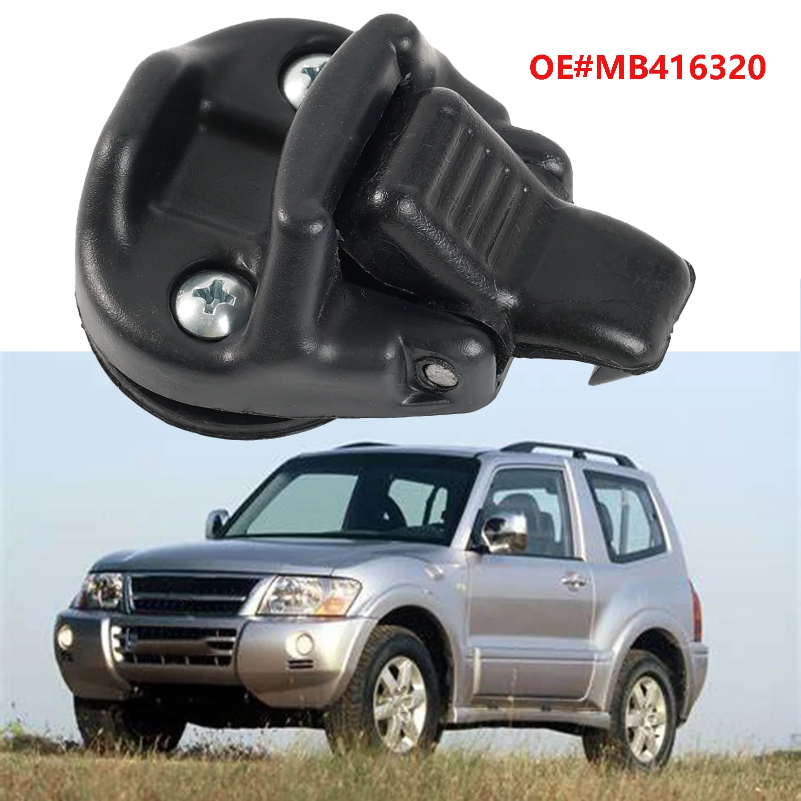 1X For Mitsubishi Montero Pajero Shogun V31 V32 V33 V43 Car Door Window Glass Lock Buckle Glass Hand Lock 1991-1999 MB416320