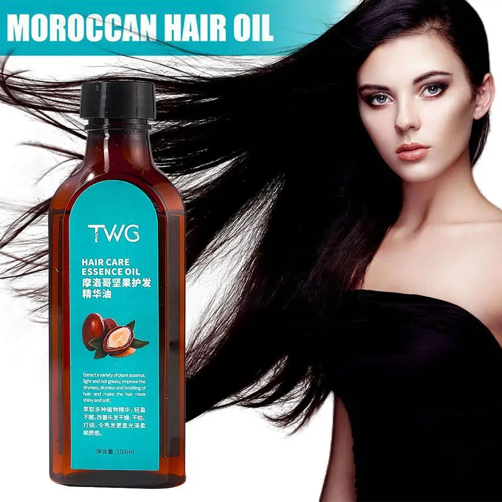 

New Morocco Argan Oil For Hair Growth Care Keratin PURE Glycerol Nut Oil Hairdressing Hair Mask Essential 60ml