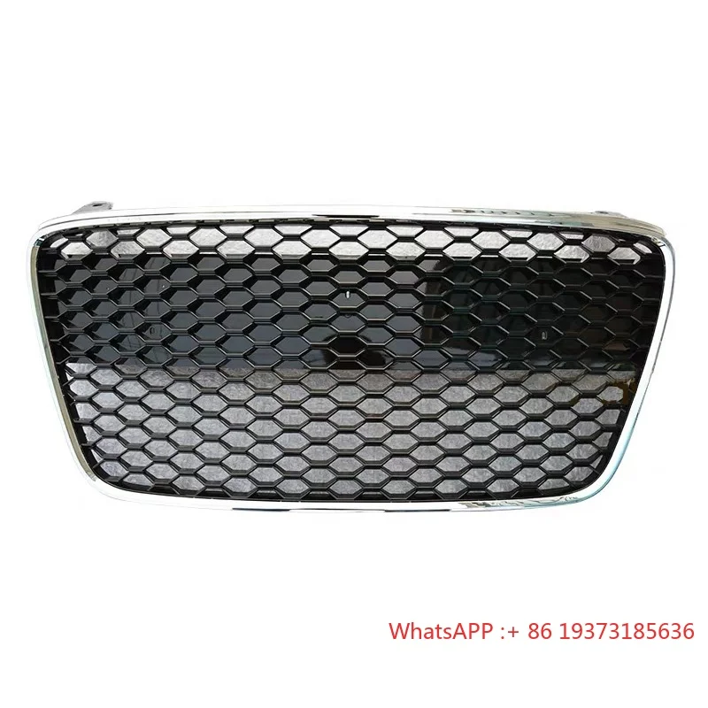 Bester Verkauf R8 Frontwabengrill RS8 Look Frontstoßstange Glanzschwarzer Kühlergrill für Audi R8 2007 2008 2009 2010 2011 2012 2013
