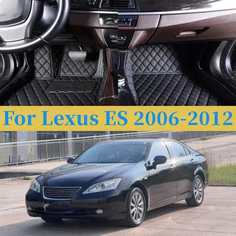 

Custom For Lexus ES 2006 2007-2012 Car Foot Pads Protective Pad Auto Floor Mats Automobile Carpet Cover Interior Accessories