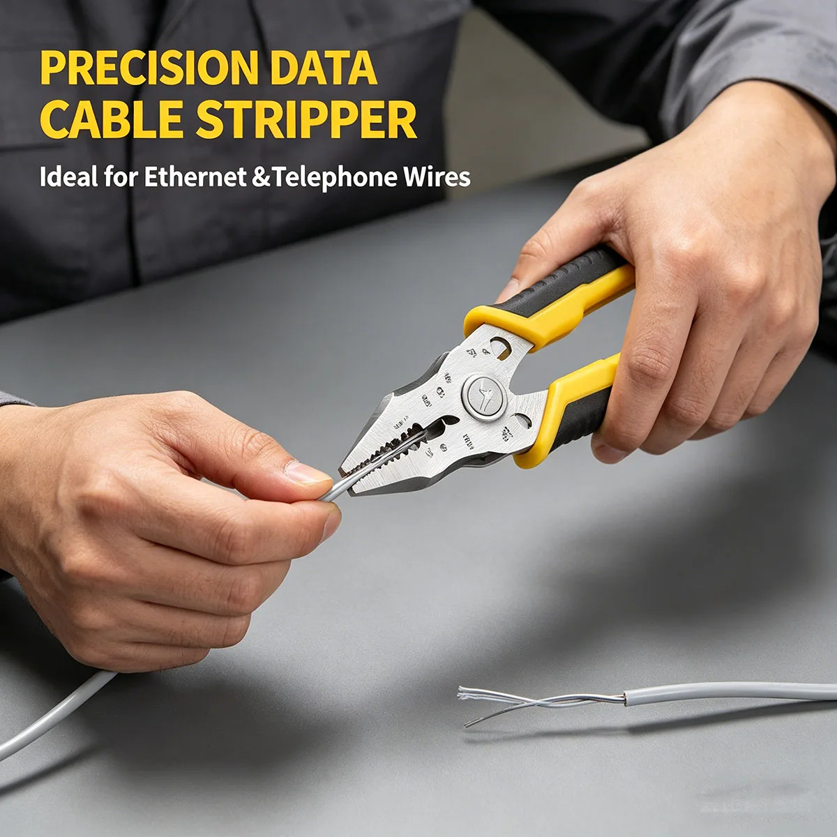 TUPI Wire Stripper Cable Cutter Iron Sheets Iron Wire Scissors Multifunctional Hand Scissors Wire Cutters Electrician Tools