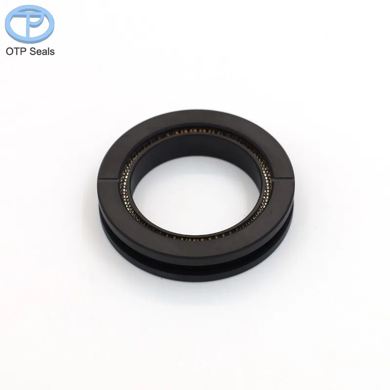 Rotary spring Seals PEEK Seals Polyether Ether Ketone add Carbon Fiber Oil Seals V-Spring Fluoroelastomer FKM O-Rings customized