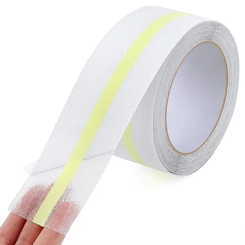 Glow in The Dark Luminous Traction Tape Green Stripe 5CM X 5M Anti Slip Grip Tape Abrasive Surface Self-adhesive Safety Tape