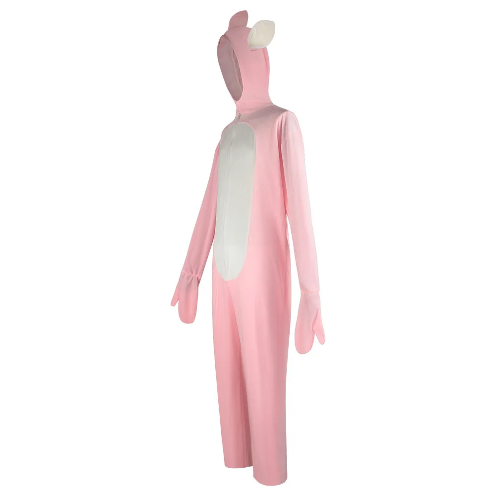 Adulte rose lapin Spwear Costume loween scène accessoires Performance vêtements Animal thème Cosplay tenue dames Faionable...