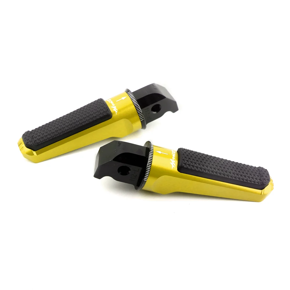 Motorcycle CNC Aluminum Rear Foot Pegs Footrest Passenger Footpegs for HONDA CB600F CB599 600 CB1000R HORNET CB 200 900 400 image 5
